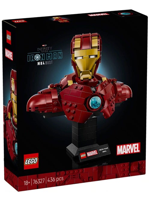 LEGO Marvel : Buste Iron Man MK4 - Set de Construction 76327 - Kiabi