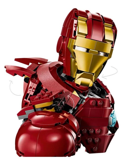 LEGO Marvel : Buste Iron Man MK4 - Set de Construction 76327 - Kiabi
