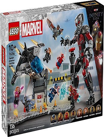 LEGO Marvel Captain America : Civil War - Set de Combat Épique 76314