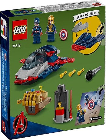 LEGO Marvel : Captain America contre Thanos - Set de Construction 76319