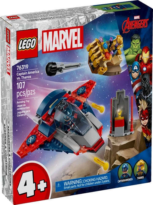 LEGO Marvel : Captain America contre Thanos - Set de Construction 76319 - Kiabi