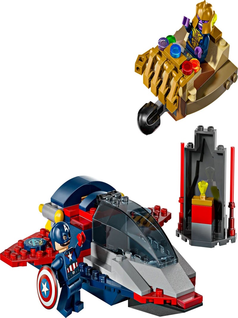 LEGO Marvel : Captain America contre Thanos - Set de Construction 76319 Rouge - Kiabi