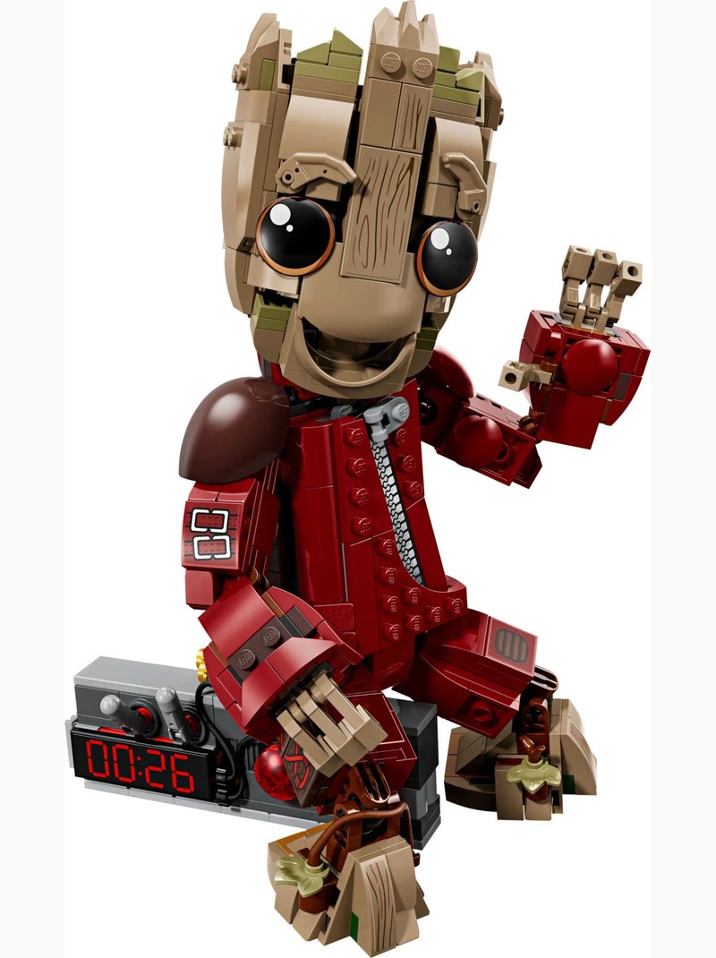 LEGO Marvel Groot en tenue de Ravageur - 76341 Rouge - Kiabi