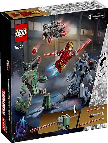 LEGO Marvel : Iron Man et War Machine contre les Drones de Hammer - 76320