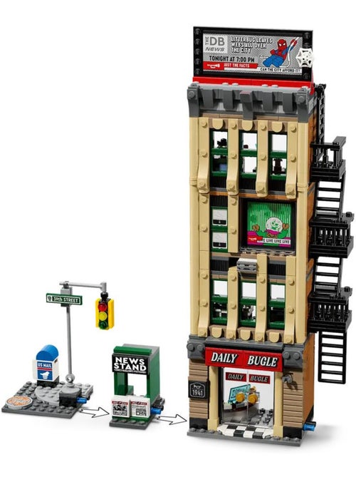 LEGO Marvel Spider-Man contre Mystério le Daily Bugle 76342 - Kiabi