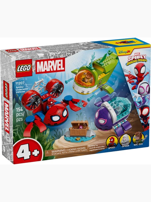 LEGO Marvel Spidey : les véhicules sous-marins 11207 - Kiabi