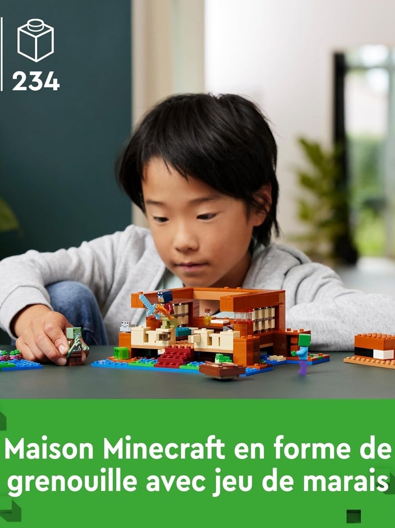 LEGO Minecraft - La maison de la grenouille - 21256 Multicolore - Kiabi