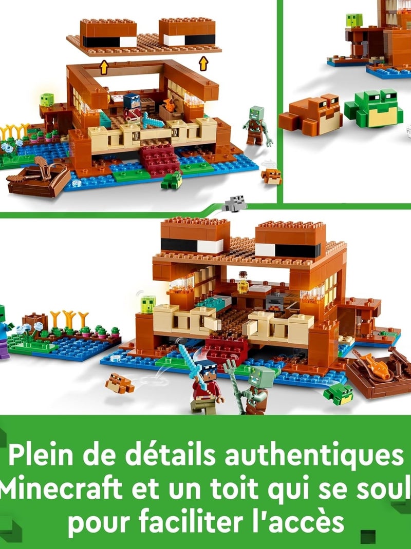 LEGO Minecraft - La maison de la grenouille - 21256 Multicolore - Kiabi