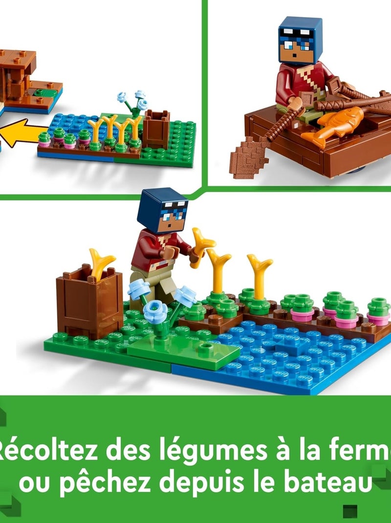 LEGO Minecraft - La maison de la grenouille - 21256 Multicolore - Kiabi