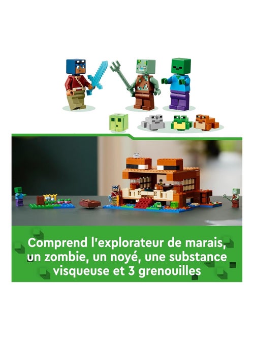LEGO Minecraft - La maison de la grenouille - 21256 - Kiabi LEGO Minecraft - La maison de la grenouille - 21256 - Kiabi