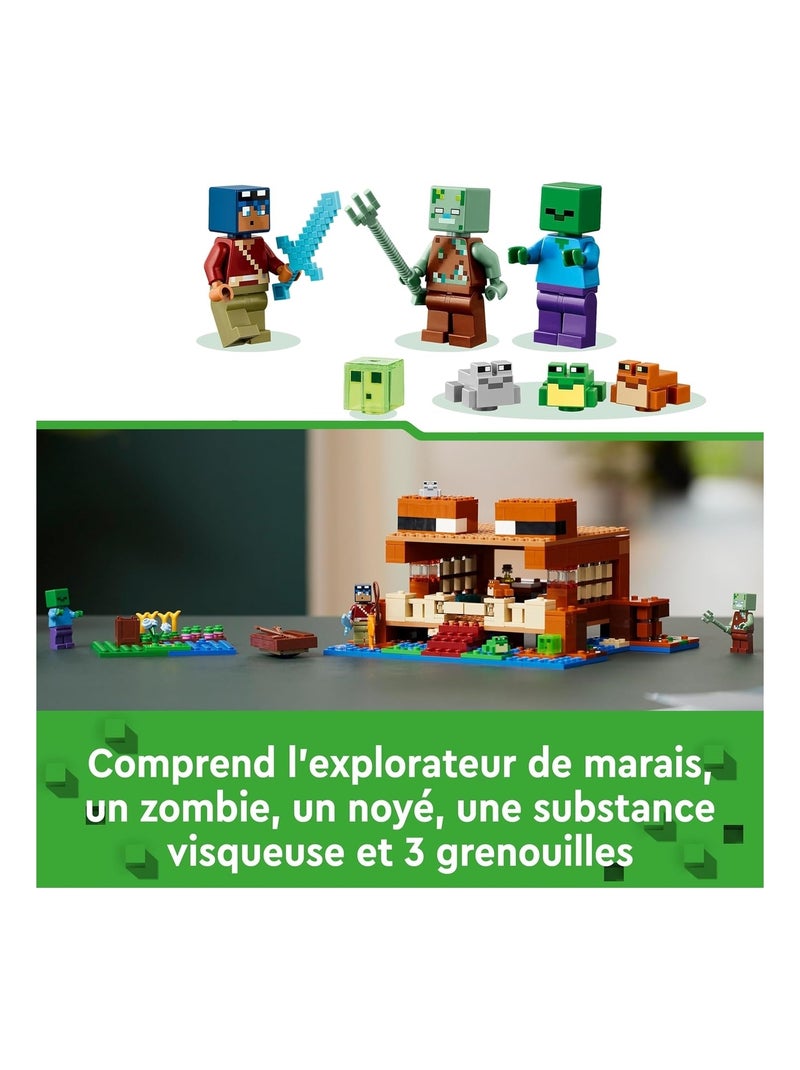 LEGO Minecraft - La maison de la grenouille - 21256 Multicolore - Kiabi