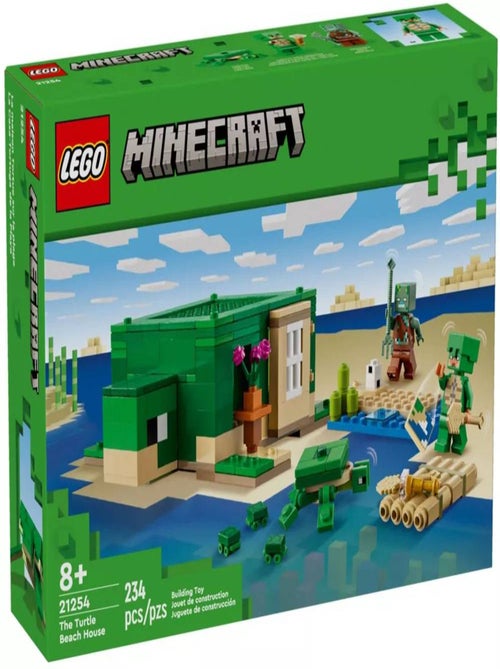 LEGO Minecraft - La maison de la plage de la tortue - 21254 - Kiabi