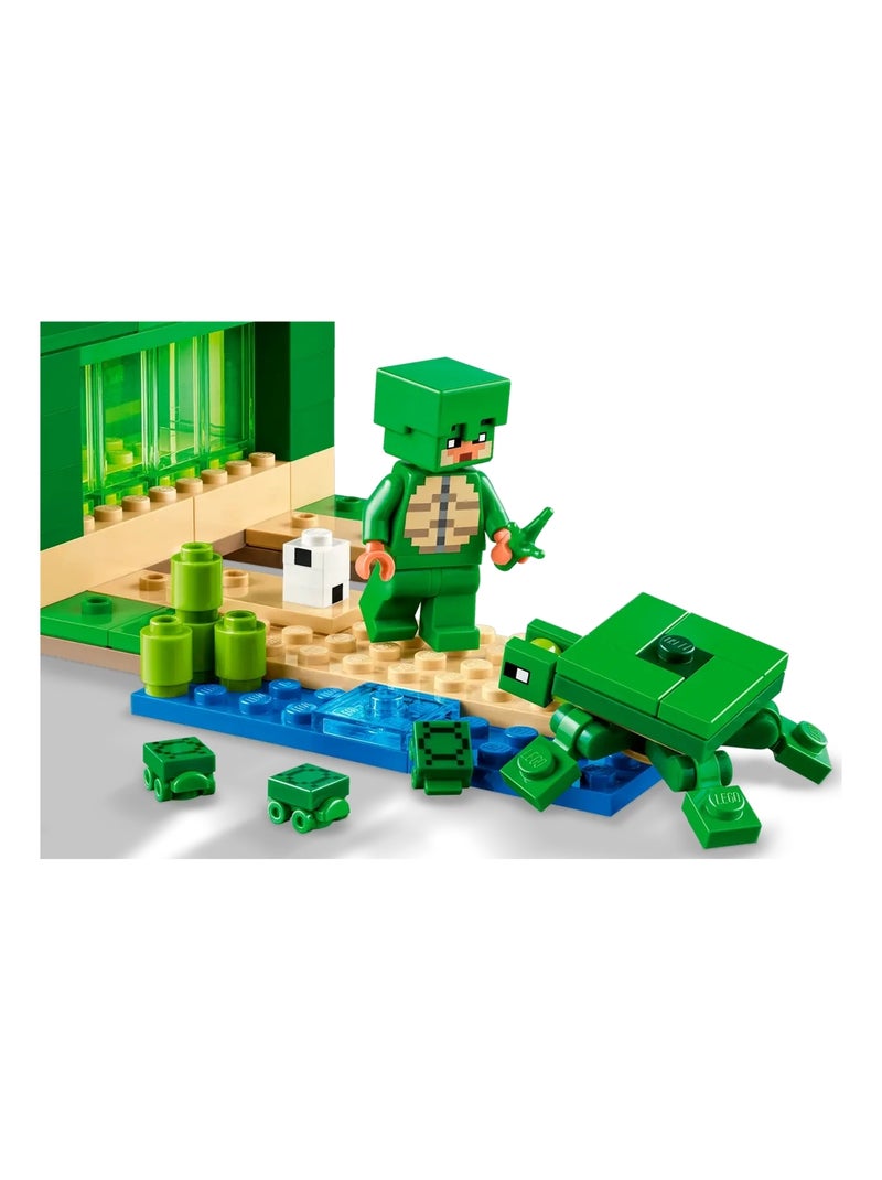 LEGO Minecraft - La maison de la plage de la tortue - 21254 Multicolore - Kiabi