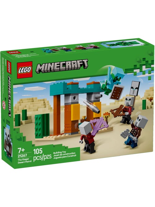 LEGO Minecraft - La patrouille d'Illageois du désert - 21267 - Kiabi