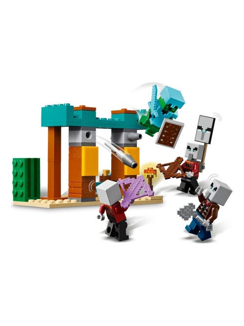 LEGO Minecraft - La patrouille d'Illageois du désert - 21267 - Kiabi