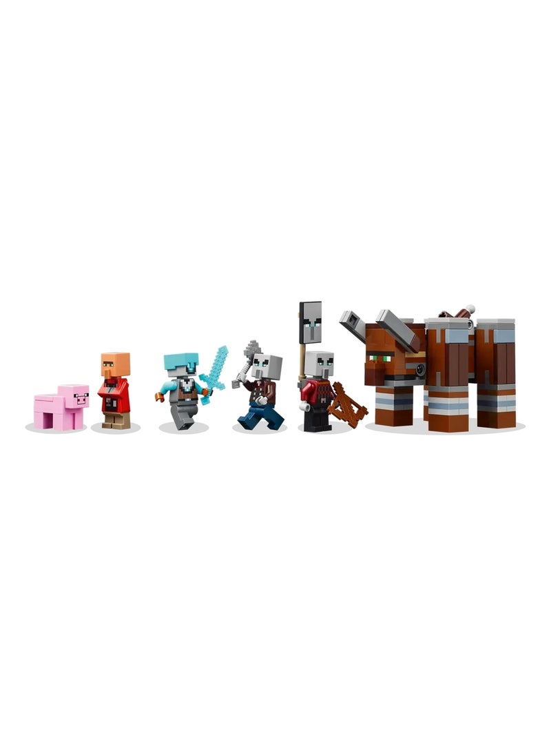 LEGO Minecraft - L'avant-poste de pillards et le ravageur - 21278 Multicolore - Kiabi