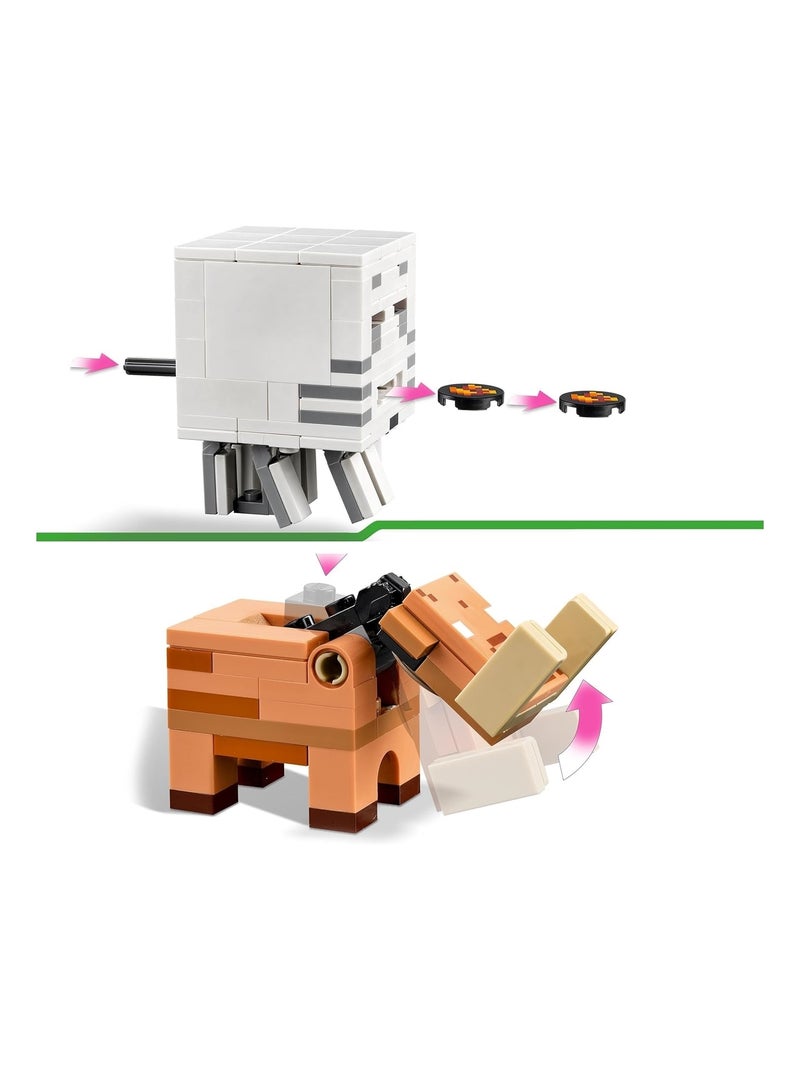 LEGO Minecraft - L'embuscade au portail du Nether - 21255 Multicolore - Kiabi