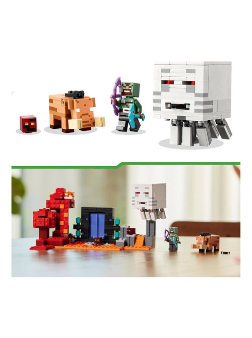 LEGO Minecraft - L'embuscade au portail du Nether - 21255 - Kiabi