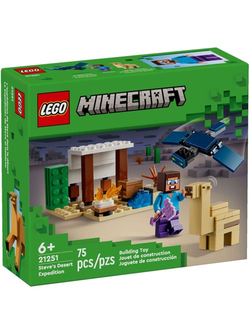 LEGO Minecraft - L'expédition de Steve dans le désert - 21251 - Kiabi