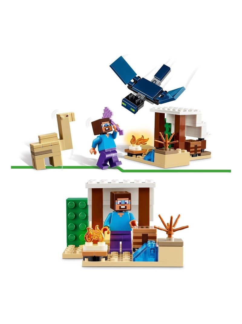 LEGO Minecraft - L'expédition de Steve dans le désert - 21251 Multicolore - Kiabi