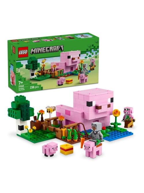 LEGO Minecraft 21268 - La maison de Porcelet, set de construction pour enfants dès 7 ans. - Kiabi