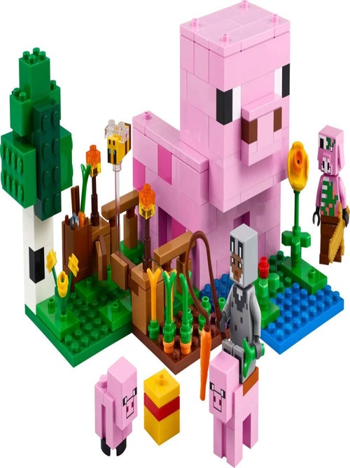 LEGO Minecraft 21268 - La maison de Porcelet, set de construction pour enfants dès 7 ans. - Kiabi