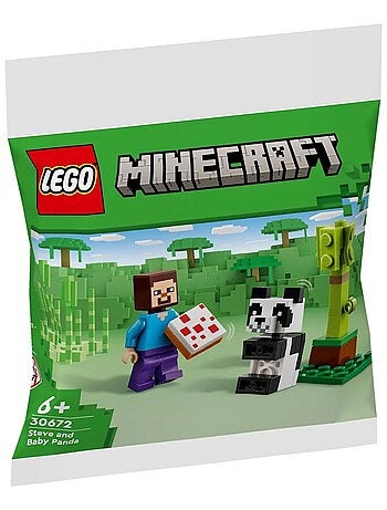 LEGO Minecraft : Aventure de Steve avec le Bébé Panda (Polybag) - 30672