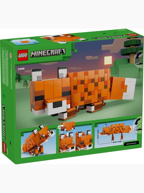 LEGO Minecraft Le Renard 21588 Figurine articulée à construire 10+ - Kiabi
