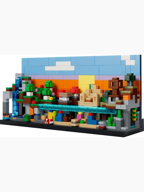 LEGO Minecraft Mini biomes 21589 - 5 biomes, 797 pièces - Kiabi