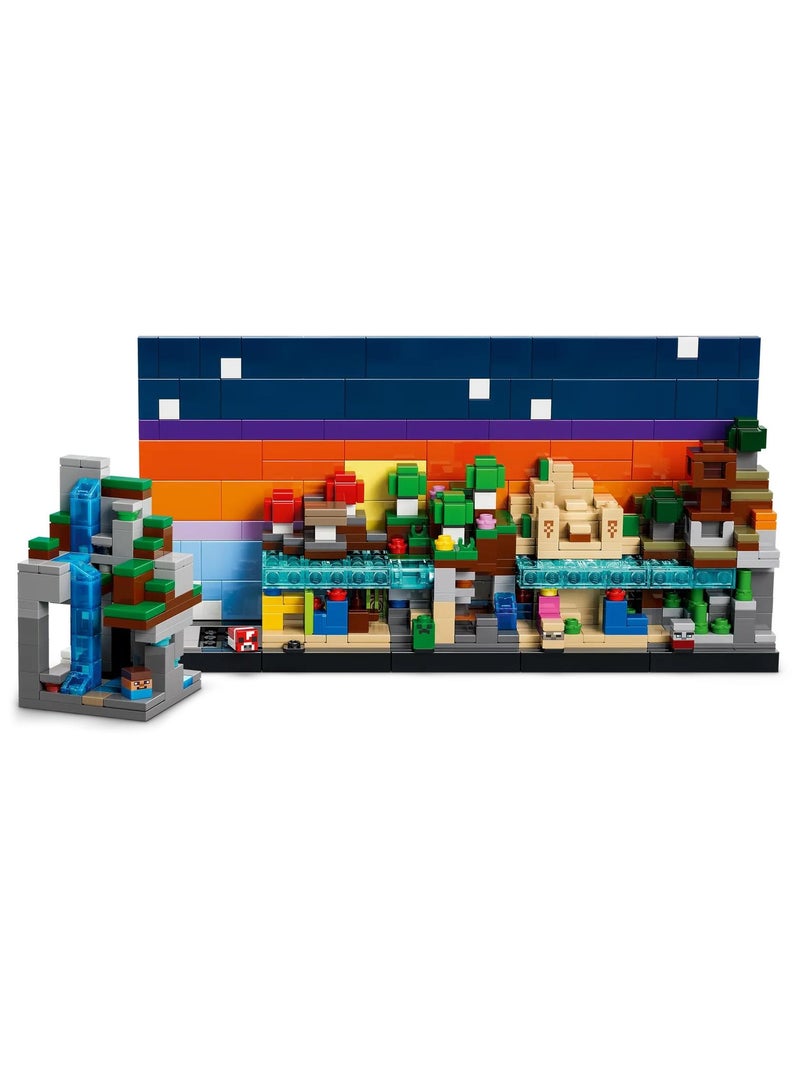LEGO Minecraft Mini biomes 21589 - 5 biomes, 797 pièces Vert - Kiabi