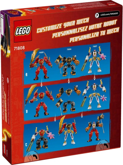 LEGO NINJAGO - Robot élémentaire du feu de Kai (71808) - Kiabi