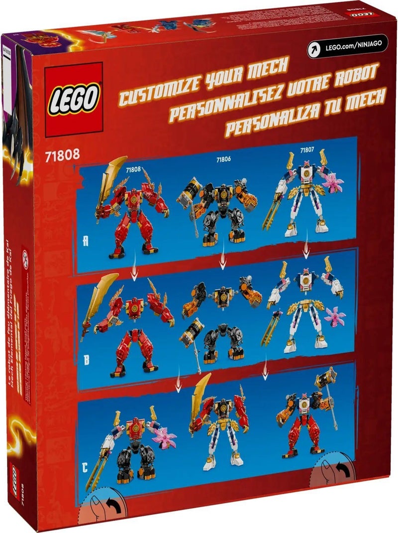LEGO NINJAGO - Robot élémentaire du feu de Kai (71808) Multicolore - Kiabi