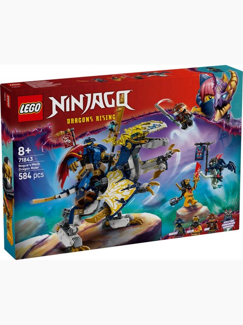 LEGO NINJAGO - Rogue's Mech Dragon Rider - 71843 - Kiabi