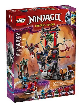 LEGO NINJAGO - Village de la Tempête Draconique (71841) pour Enfants