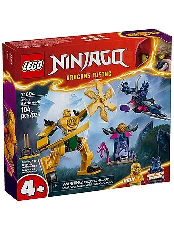 LEGO NINJAGO 71804, Le robot de combat d'Arin, set de construction dès 4 ans