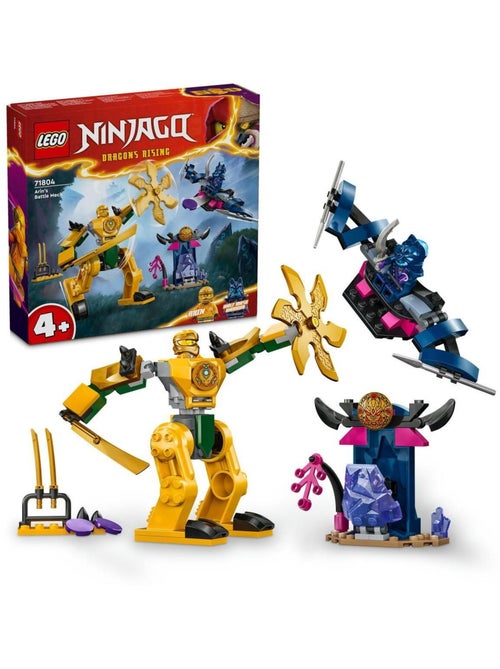 LEGO NINJAGO 71804, Le robot de combat d'Arin, set de construction dès 4 ans - Kiabi
