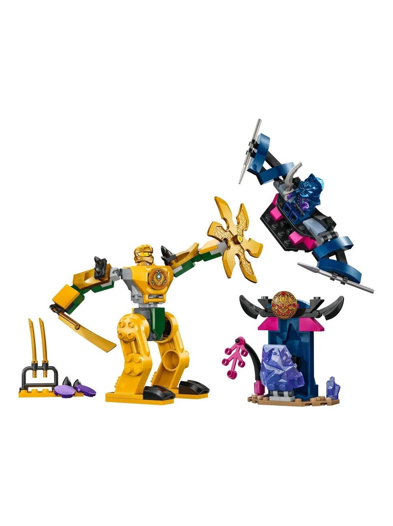 LEGO NINJAGO 71804, Le robot de combat d'Arin, set de construction dès 4 ans Multicolore - Kiabi