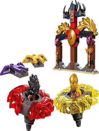 LEGO NINJAGO 71826 - Pack de combat Spinjitzu du Dragon, 186 pièces