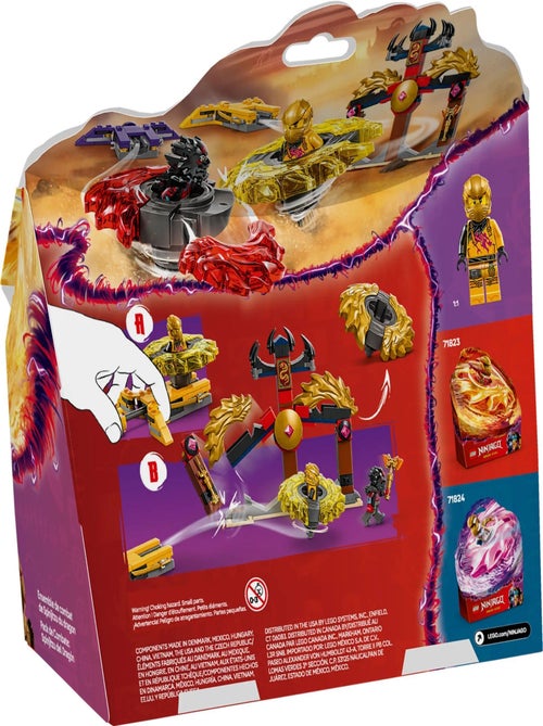 LEGO NINJAGO 71826 - Pack de combat Spinjitzu du Dragon, 186 pièces - Kiabi