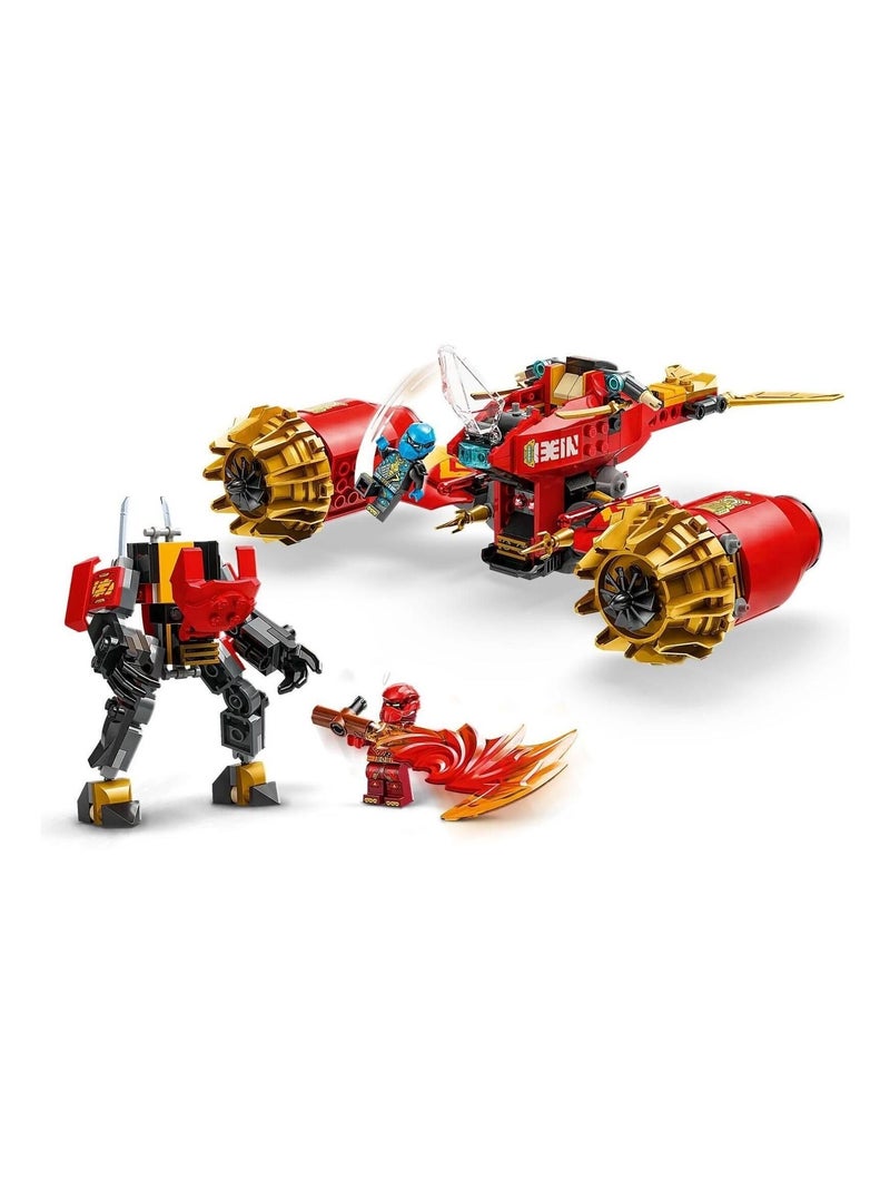 LEGO NINJAGO 71830 - Moto tempête du robot de Kai, 333 pièces Multicolore - Kiabi