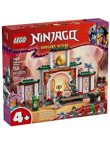 LEGO NINJAGO 71831 Le temple de Spinjitzu des ninjas, 158 pièces