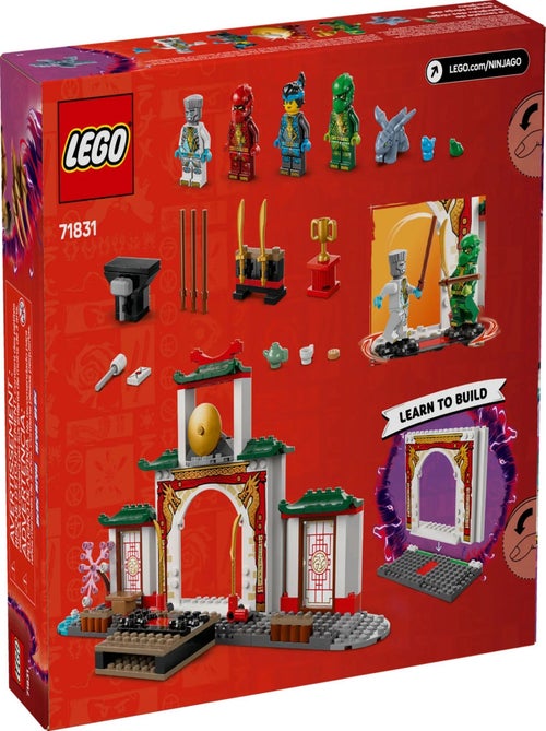 LEGO NINJAGO 71831 Le temple de Spinjitzu des ninjas, 158 pièces - Kiabi