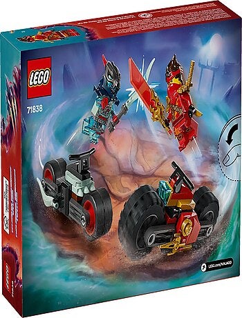 LEGO NINJAGO 71838 — Kai : Course de motos, 79 pièces, 2 minifigurines