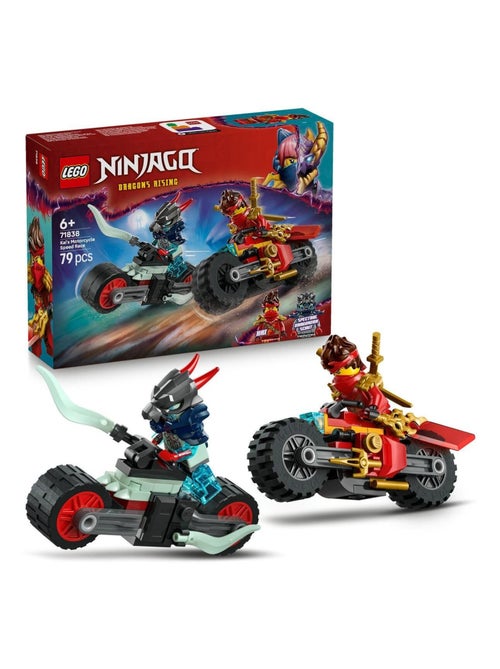 LEGO NINJAGO 71838 — Kai : Course de motos, 79 pièces, 2 minifigurines - Kiabi