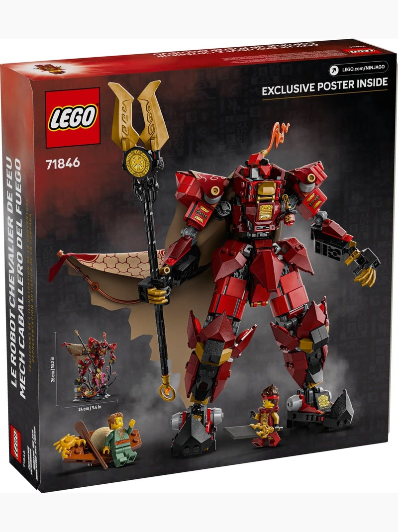 LEGO NINJAGO 71846 - Le robot du chevalier de feu N/A - Kiabi