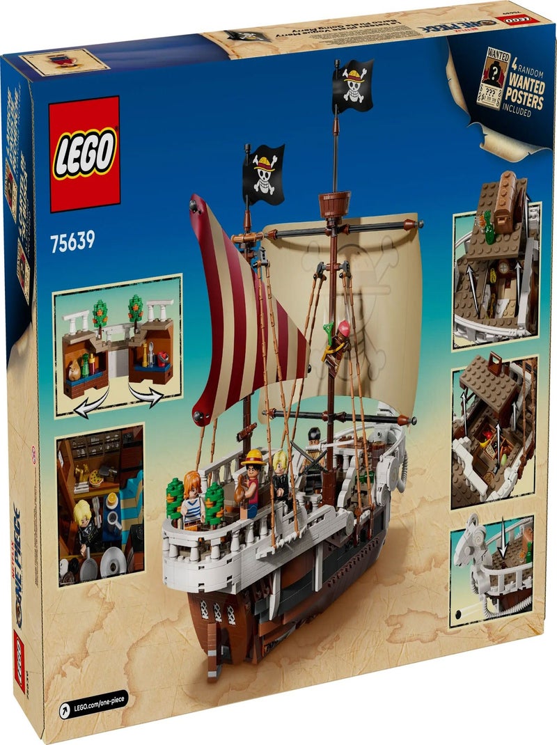 LEGO One Piece - Bateau Pirate Vogue Merry 75639 à Construire Rouge - Kiabi