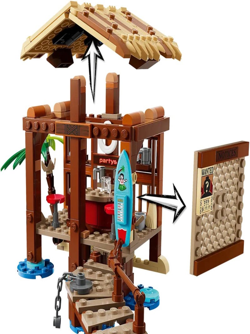 LEGO One Piece - Set de Construction Le Bar du Village de Fuchsia 75636 Rouge - Kiabi
