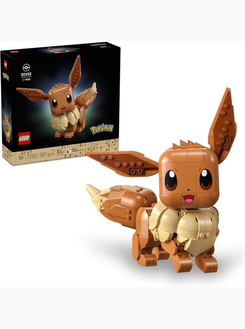 LEGO Pokémon Évoli 72151 - Figurine articulée 587 pièces - Kiabi