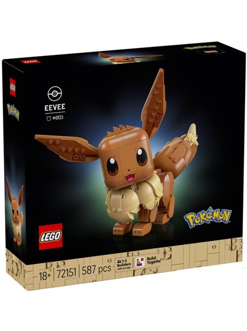 LEGO Pokémon Évoli 72151 - Figurine articulée 587 pièces - Kiabi