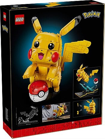 LEGO Pokémon Pikachu et Poké Ball 72152